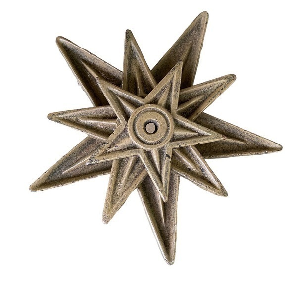 Set of 3 Cast Iron Americana Stars - Picture 1 of 6